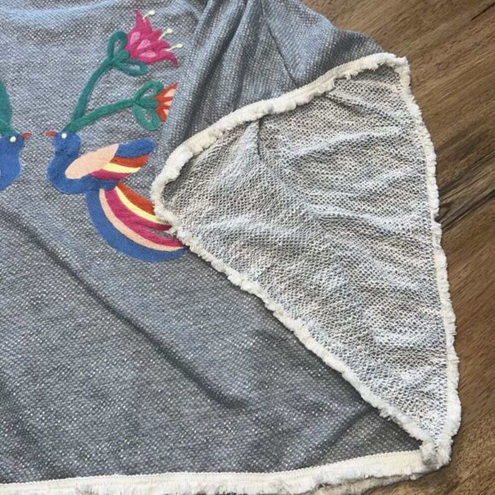Woman's‎ Judith March Pullover Top Birds Embroidered Small Beachy - Picture 15 of 15